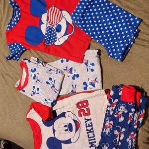 Mickey  pj bundle size 4